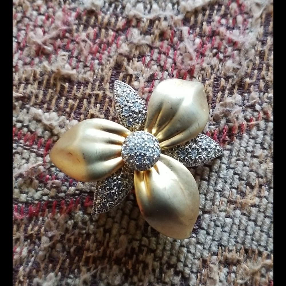 Swarovski Orchid Brooch - Picture 7 of 14